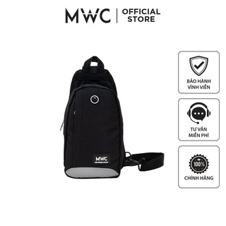 Balo mwc 0823 - túi bao tử basic balo đeo chéo nam nữ mini