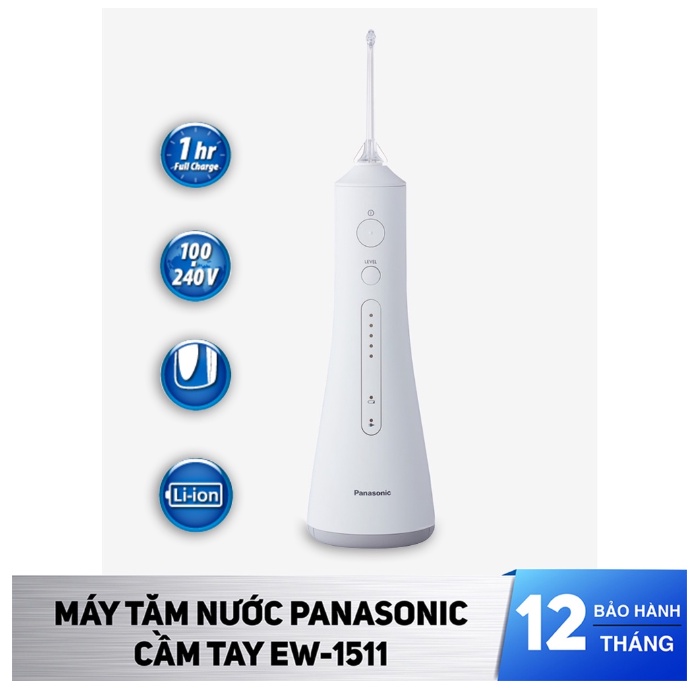 Máy tăm nước Panasonic EW1511 Đức công nghệ siêu âm vệ sinh răng miệng - Shop Viloet