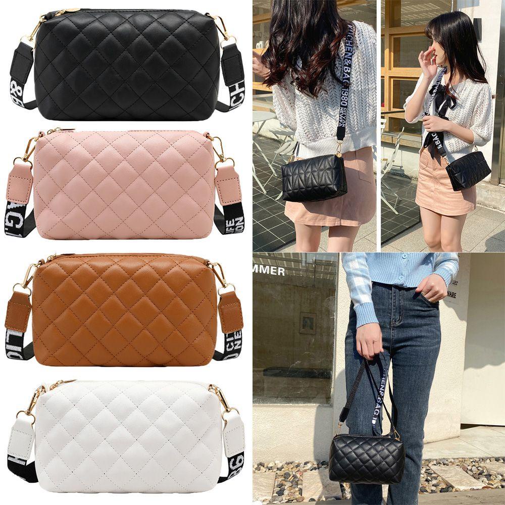 CLEVER Túi Đeo Chéo Phối Dây Xích Thời Trang Sang Trọng Cho Nữ