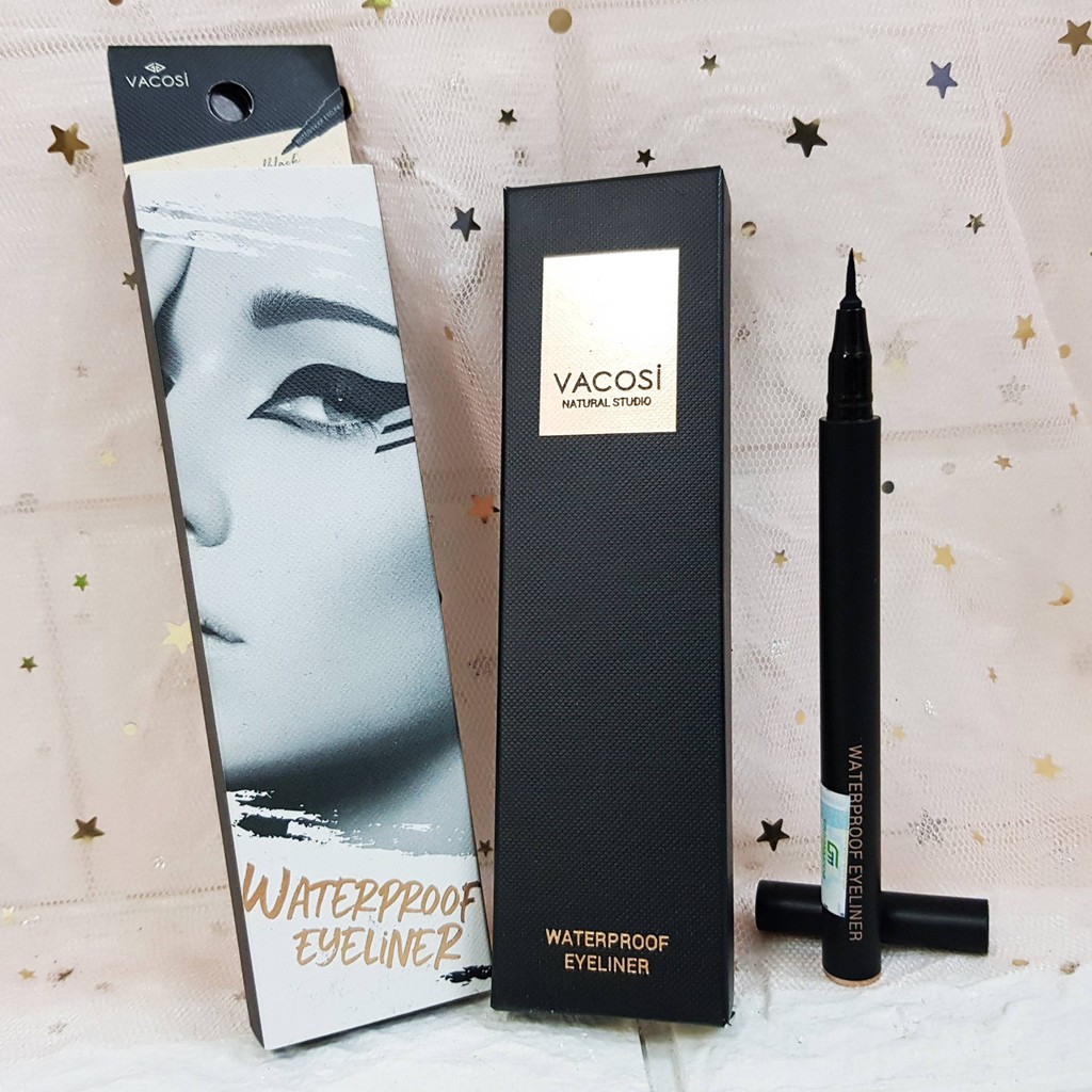 Kẻ Mắt Nước Vacosi Waterproof Eyeliner