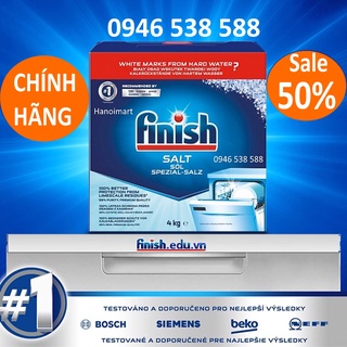 Muối rửa bát finish 4kg dùng cho Máy rửa bát