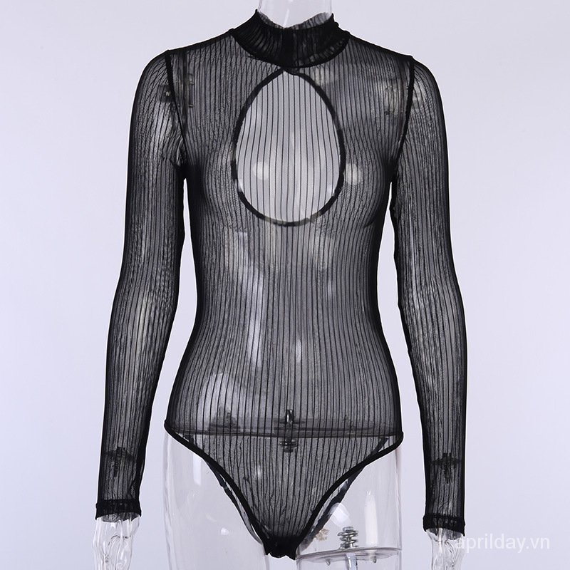 Bodysuit lưới xuyên thấu hở lưng gợi cảm
 | BigBuy360 - bigbuy360.vn