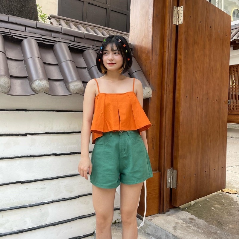 ÁO DÂY FORM LỬNG XOÈ NHẸ