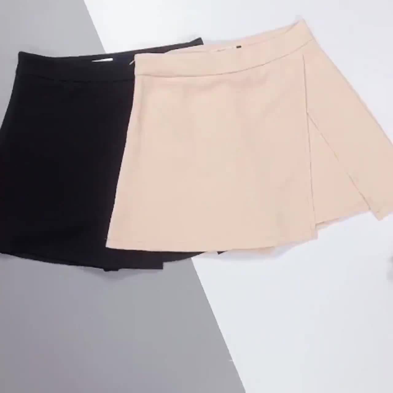 Quần giả váy dáng chữ A xẻ tà | BigBuy360 - bigbuy360.vn