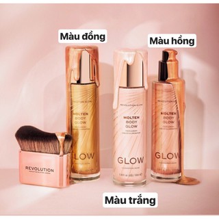 Nhũ gel bắt sáng Revolution Glow Molten Body Glow Liquid