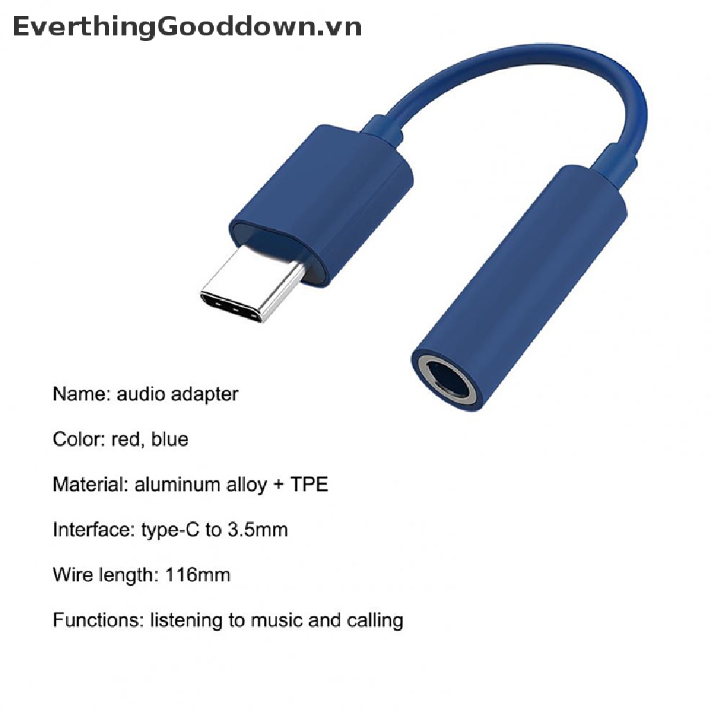 Dây Cáp Âm Thanh Chuyển Đổi Cổng USB Type C Sang Cổng 3.5mm
