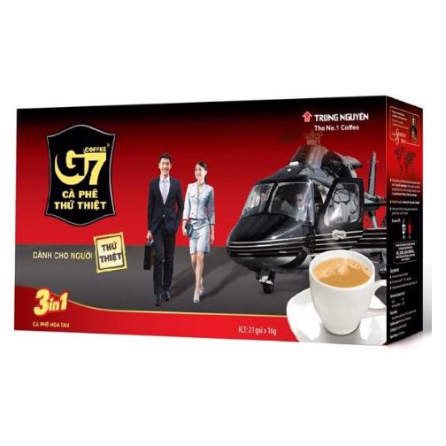 Cà phê Trung Nguyên G7 3in1 ( hộp 21 gói x 16gram )