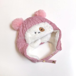 Mũ lông lót bông siêu ấm (Ảnh thật)