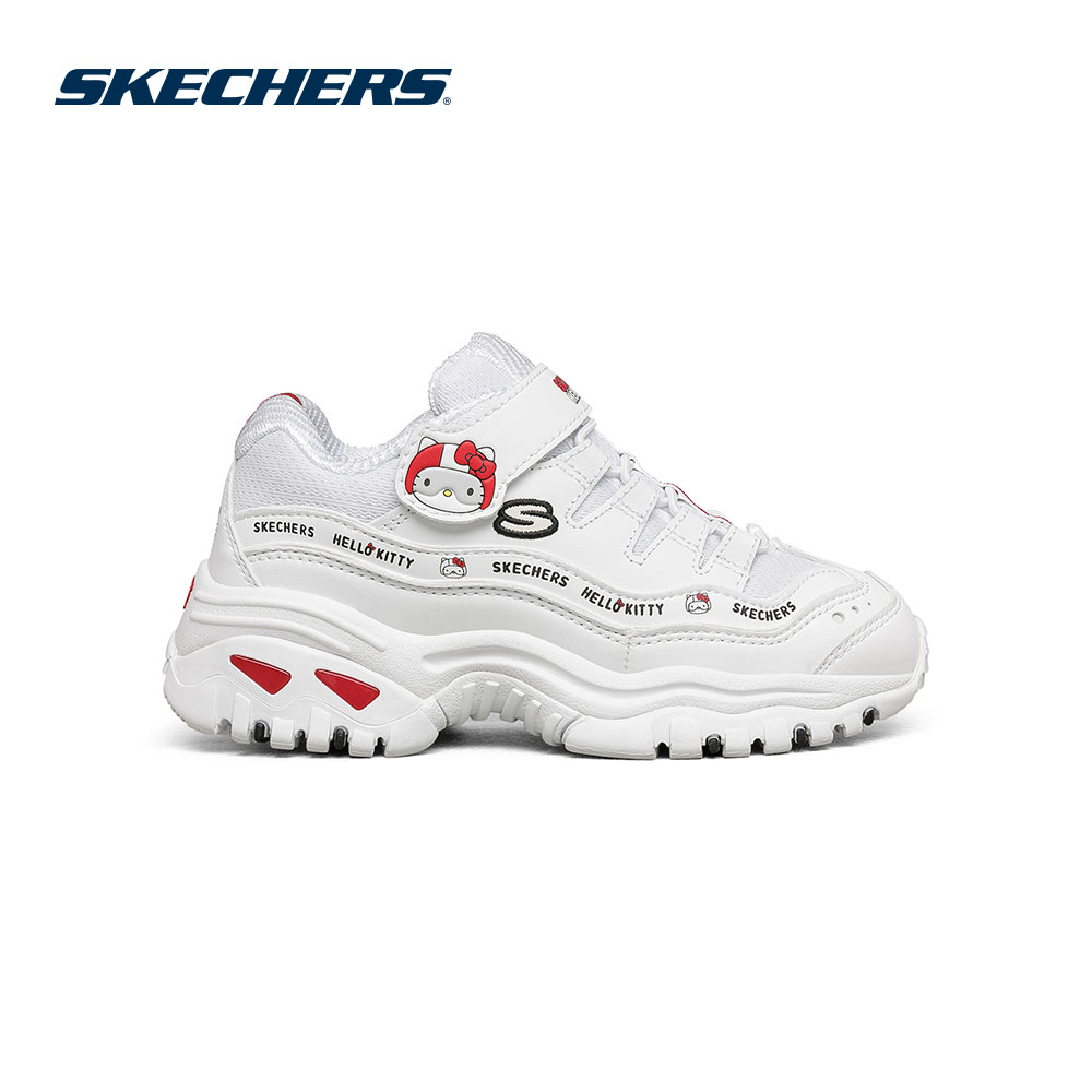 Skechers Giày Thể Thao Bé Gái Energy - 664185L-WHT