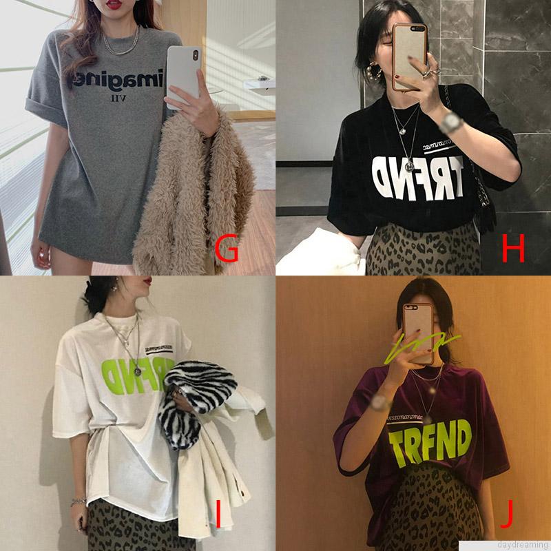 Áo thun nữ tay ngắn in hình