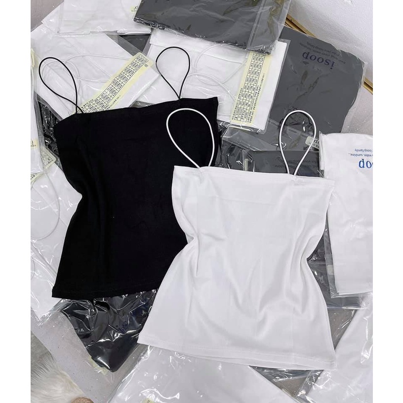 Áo croptop 2 dây sợi bún ôm body COCOSTORE AT02