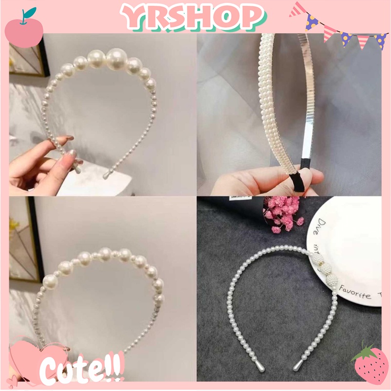 [Hàng mới về] Cài tóc hình nơ đính ngọc trai giả thời trang sang trọng cho nữ