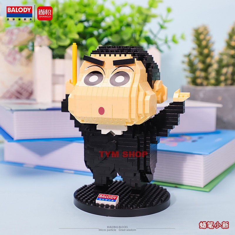 Xếp hình nanoblock Shin cậu bé bút chì nano block cho bé trai bé gái Chính Hãng Balody