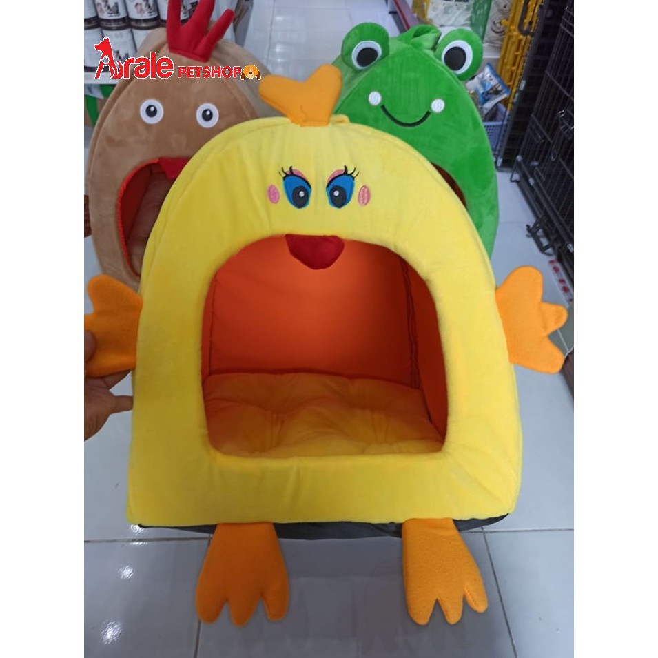 Nhà nệm chó mèo, ổ nằm giữ ấm hình thú siêu dễ thương