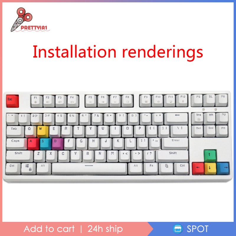 Set 9 Nút Bàn Phím Pbt Esc Hình Mũi Tên Cho Bàn Phím Cơ
