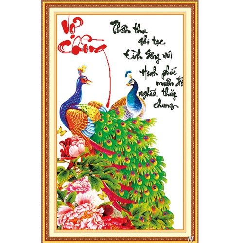 Tranh thêu Vợ chồng 222836
