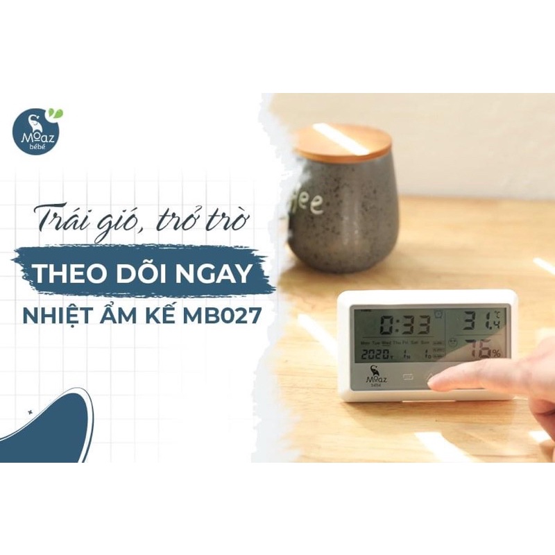Moaz Bébé - Nhiệt ẩm kế MB027