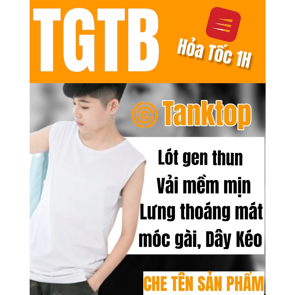 Áo Nịt Ngực Tomboy Tanktop Loại Gài và Dây Kéo - Bên Trong Lót Nịt Gen Thun Bó Sát Thoải Mái - Sb Transguy Tomboy