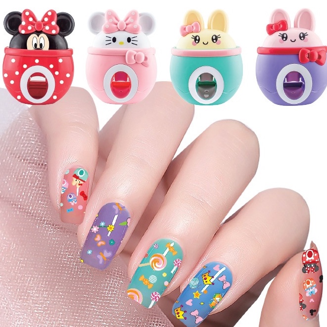 Bộ sơn móng tay cho trẻ em đồ chơi có thể giặt được làm DIY trang sức Autumn063
