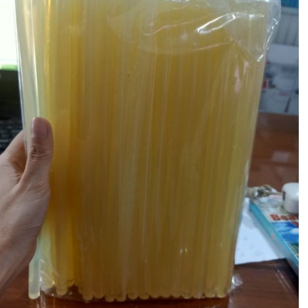 Combo 10 cây keo nến lớn, keo nhỏ màu trắng