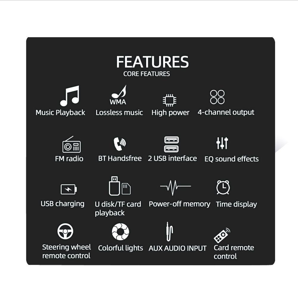 Máy Nghe Nhạc MP3 Rảnh Tay Tích Hợp Bảng Điều Khiển Dành Cho Xe Hơi