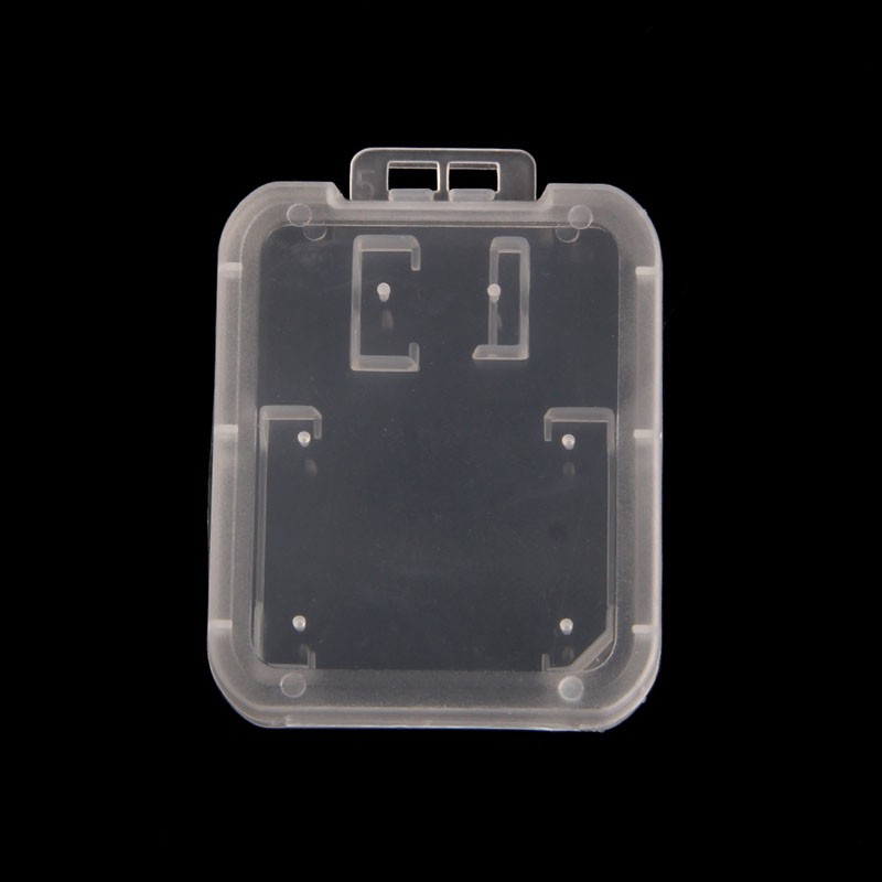 5PCS Plastic Transparent Standard SD SDHC Memory Card Case Holder Box Storage