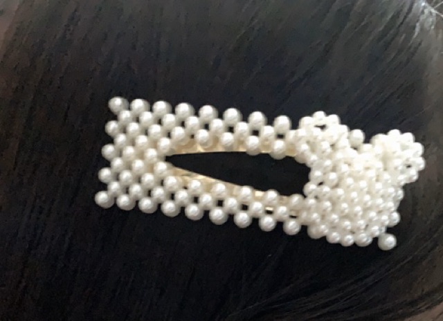 Kẹp tóc đính ngọc trai nhân tạo style Hàn.