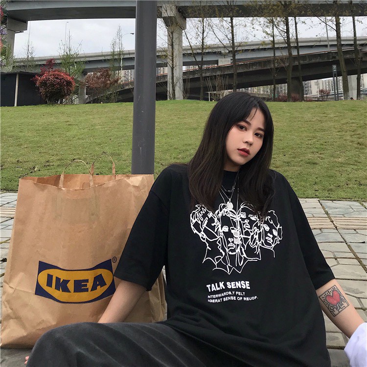 Áo thun tay lỡ Unisex NEKOSG, áo phông form rộng ATL57 | BigBuy360 - bigbuy360.vn