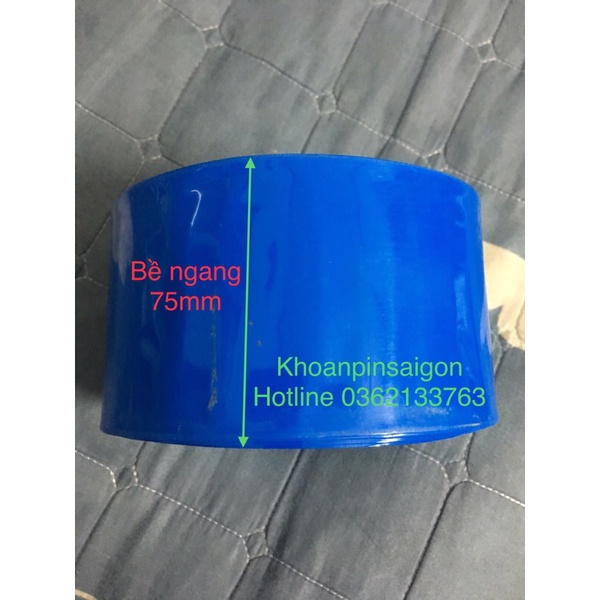 1 mét Màng co nhiệt pvc bọc pin các loại size 30mm…100mm-140mm;145mm