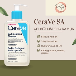 (Bill Pháp) Sữa rửa mặt CERAVE SA Smoothing