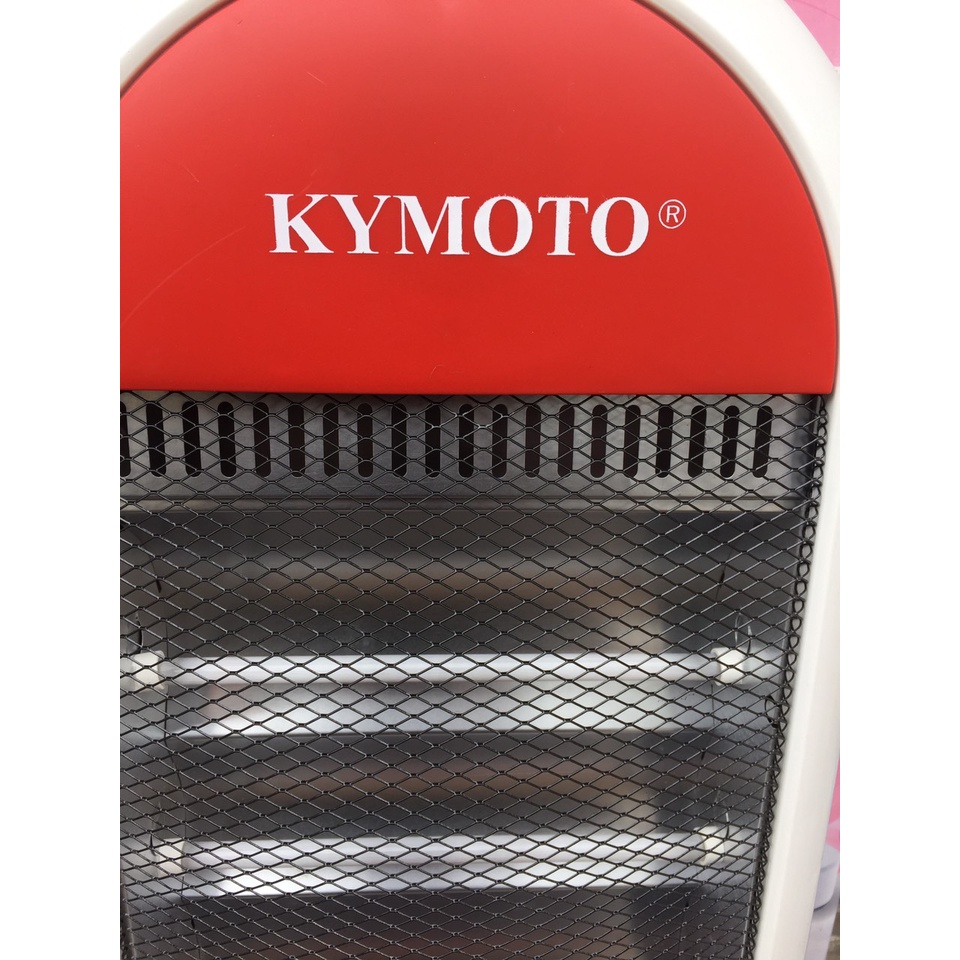 Quạt sưởi Kymoto KMT-01 03 bóng , Công nghệ sưởi Halogen không gây khó thở và khô da, Làm ấm nhanh, tỏa nhiệt đều