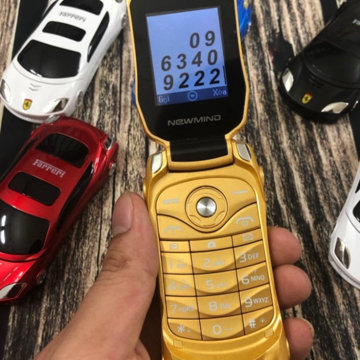 GIÁ KỊCH SÀN Điện Thoại Nắp Bật Độc Lạ hình ôtô F15 thiết kế độc đáo nhỏ gọn 02 sim 02 sóng 01 khe cắm thẻ nhớ GIÁ KỊCH  | BigBuy360 - bigbuy360.vn