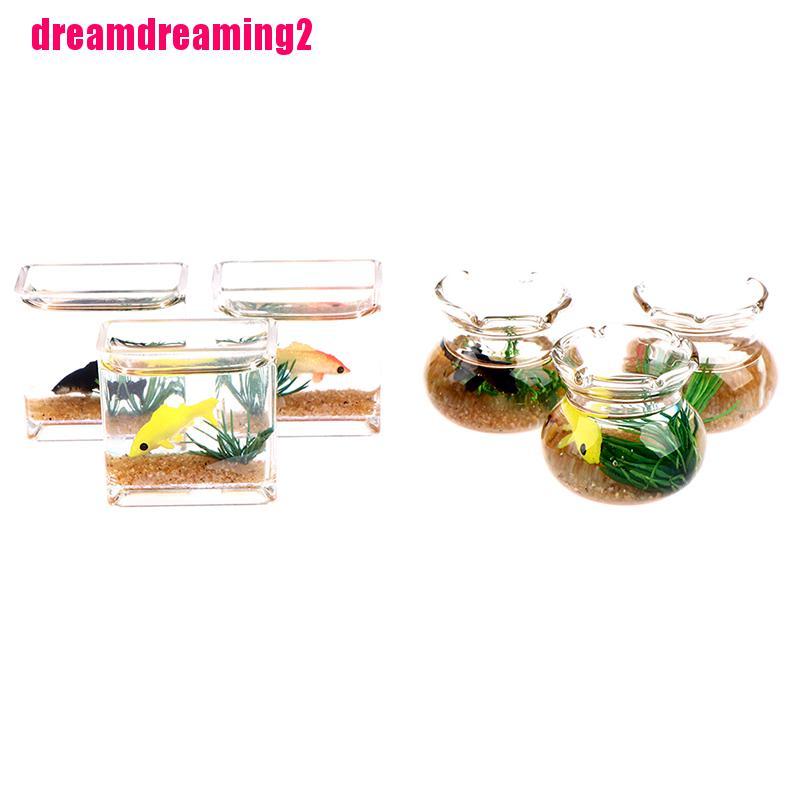 Kính Bể Cá Mini Trang Trí Nhà Búp Bê