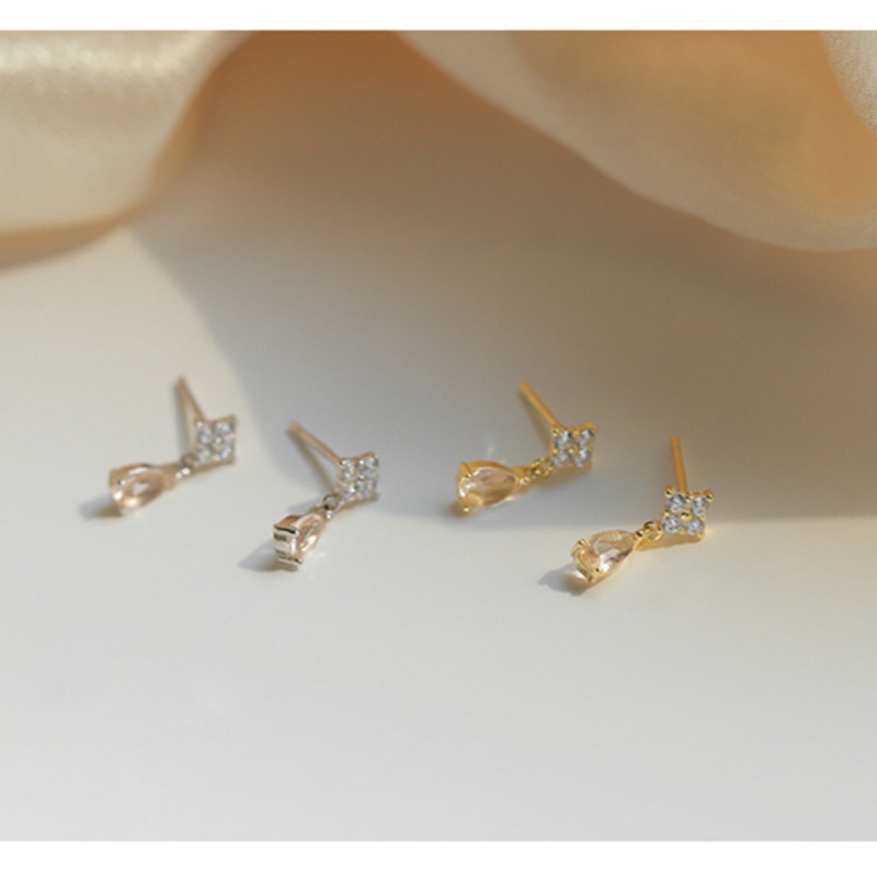 Hoa tai Rhinestone phong cách Hàn Quốc mới Hoa tai nữ thời trang cao cấp