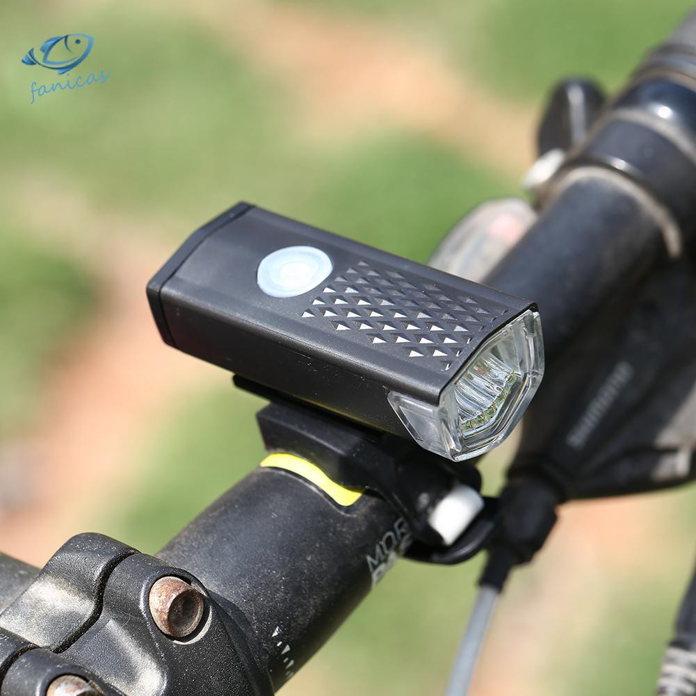 Đèn pha led gắn xe đạp sạc cổng USB