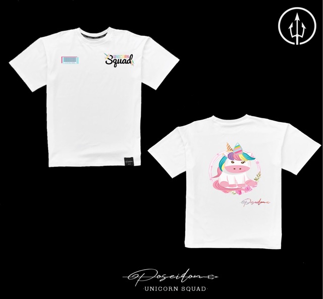 Áo Thun Tay Lỡ Unicorn Squad - Poseidon.est2019