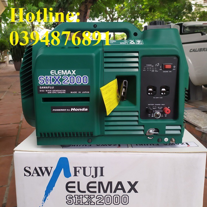 Máy Phát Điện Mini Chạy Xăng 1.5KVA Elemax SHX2000