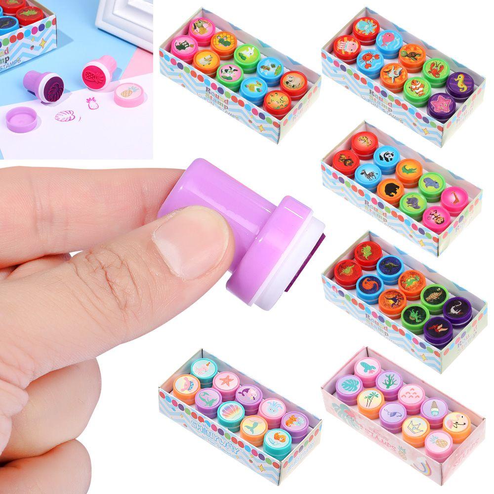 PISTA Con Dấu Tự In Hình Đại Dương Thú Vị Cho Bé