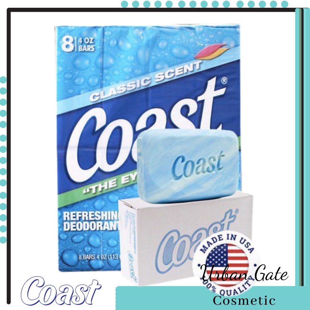 [Mỹ] Xà bông tắm Coast Soap 113G Bản Mới - Xà bông cục