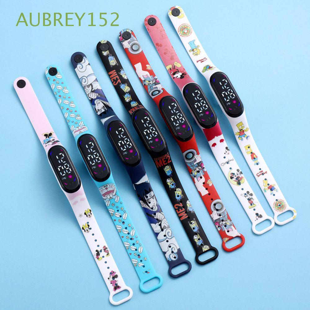 Đồng Hồ Thể Thao Thông Minh Au Brey152 Naruto iron Man Mickey Minnie Mouse Siêu Nhẹ