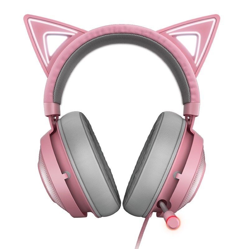 Tai Nghe Có Dây Razer Kraken Kitty Chroma Quartz  - Hàng Chính Hãng - Bảo Hành 12 Tháng
