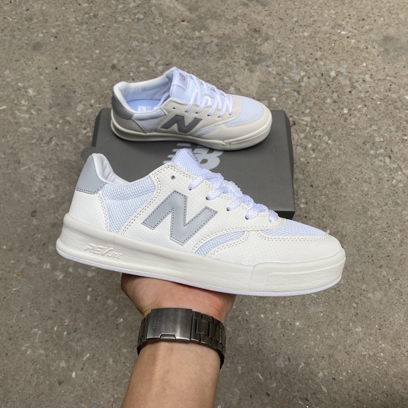 (VIDEO, ẢNH THẬT)giày thể thao Newbalance crt300 trắng bạc phản quang nam nữ