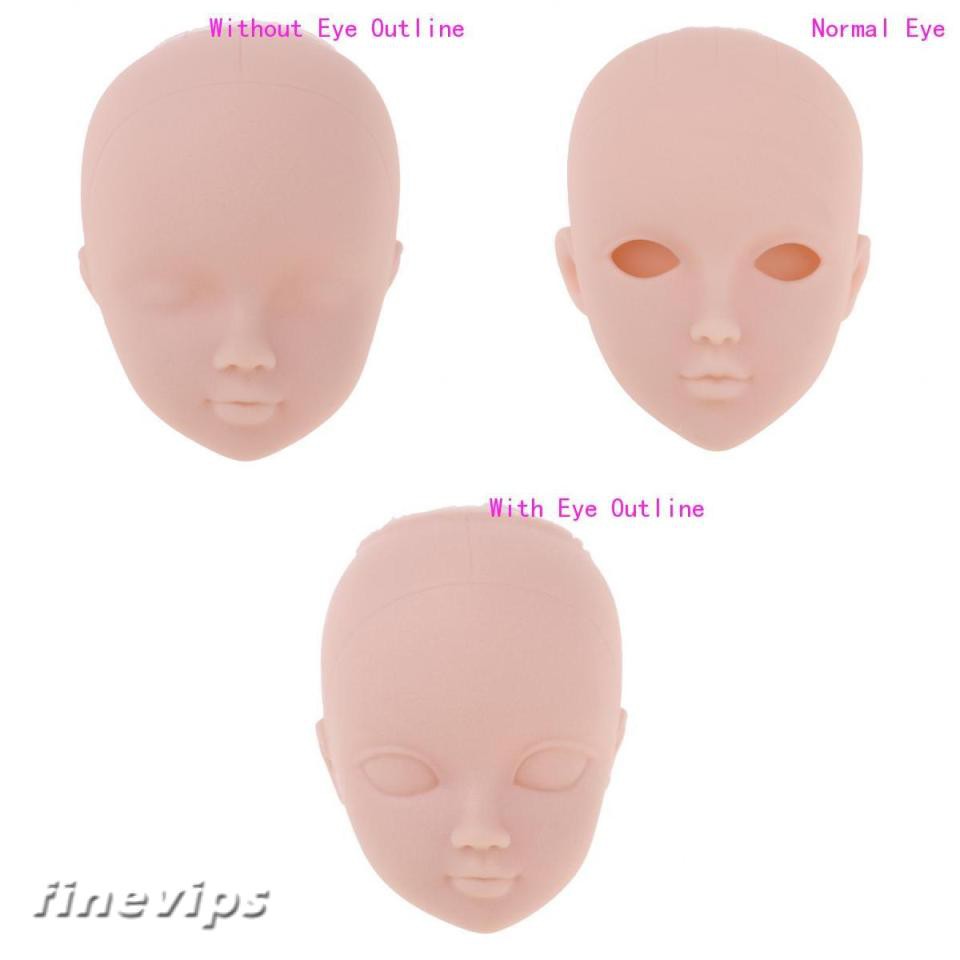 Ball-Jointed Doll Girl Head for 1/6 BJD Doll Body Parts