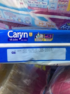 Tả dán Caryn ML 3 miếng