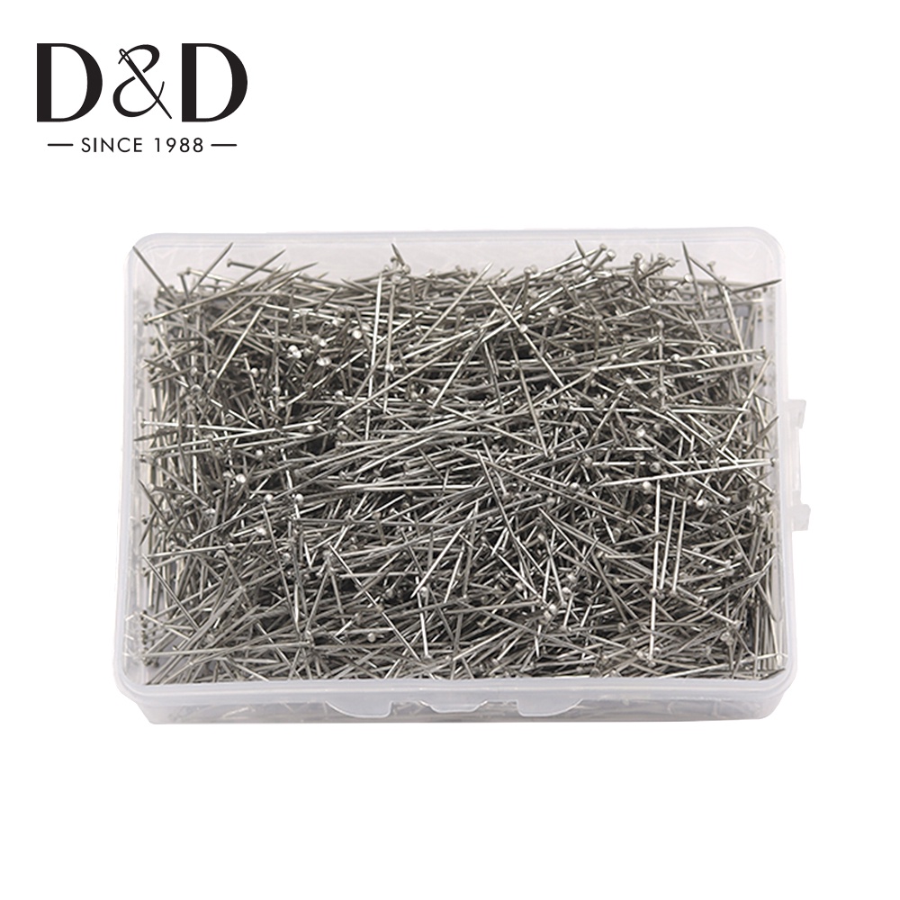 Set 1600 Ghim Đầu Bi 26mm Bằng Thép Không Gỉ Dùng Làm Trang Sức DIY
