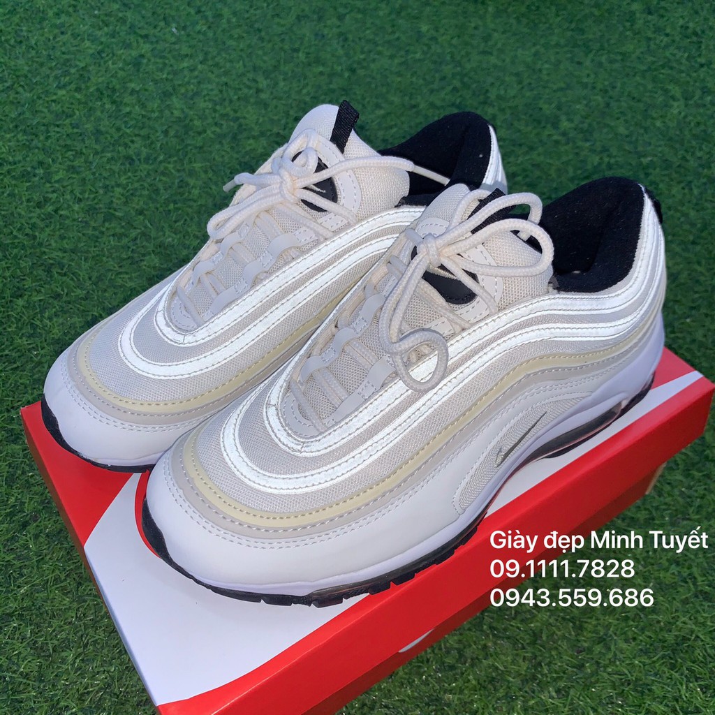 [ Hàng có sẵn ] Giày Air_Max97_Trắng Sữa Nam Nữ giá tốt rẻ nhất thị trường Sneaker toàn quốc | BigBuy360 - bigbuy360.vn