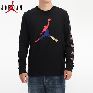 🔥12.12 Big Sale🔥Nike Air Jordan Sport DNA Men's Long Sleeve Crew Neck CN3503-010-100 +++ 100% Authentic Guarantee +++