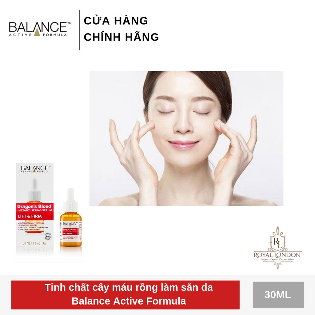 Serum Nâng Cơ, Phục Hồi Da Tinh Chất Cây Máu Rồng Balance Dragon's Blood Instant Lifting 30ml | BigBuy360 - bigbuy360.vn