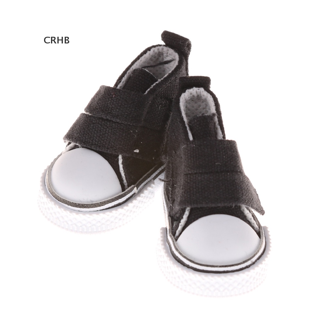 Crh Giày Thể Thao Vải Canvas 5cm Tỉ Lệ 1 / 6 Cho Búp Bê Bjd Mới