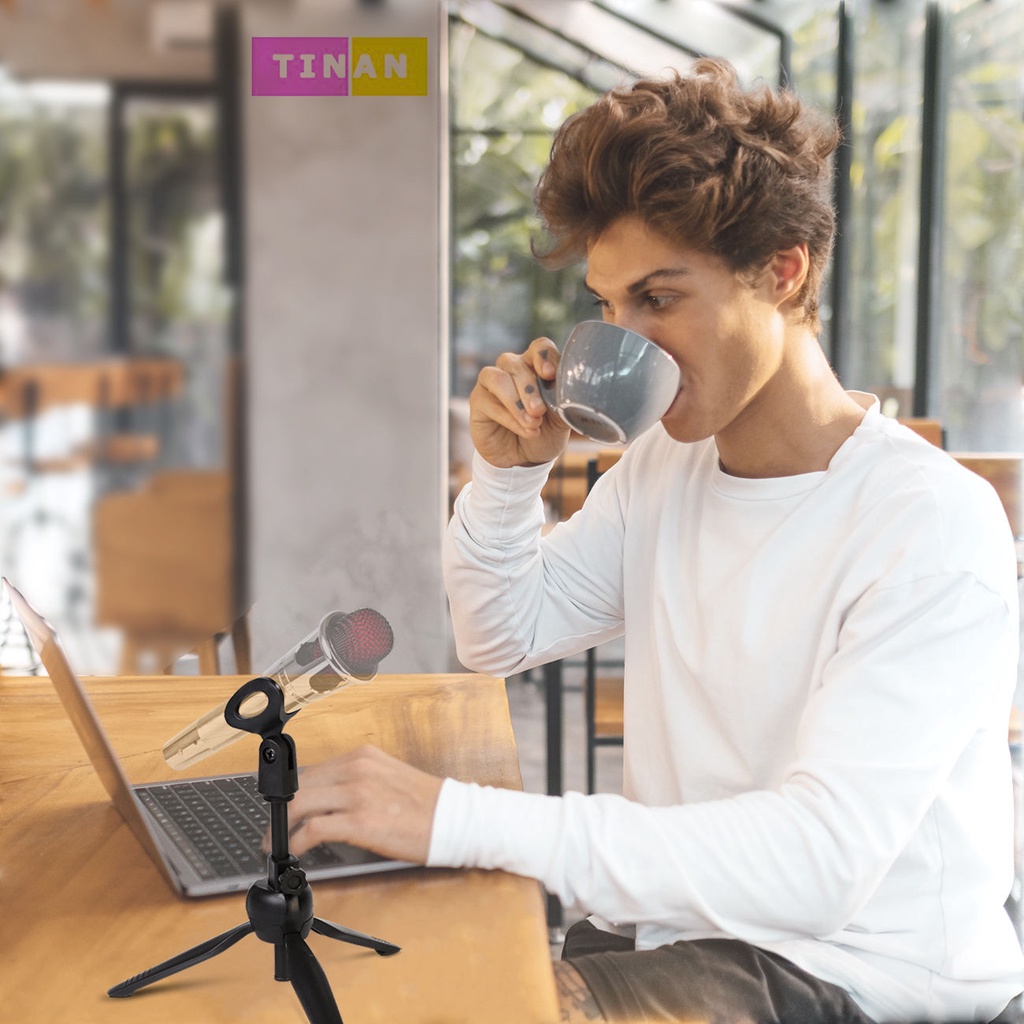 Chân Kẹp Micro Để Bàn, Microphone Stand, Dùng Livestram, Dạy Học